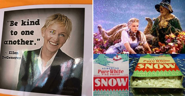 aged poorly pics -  Ellen -  fake snow