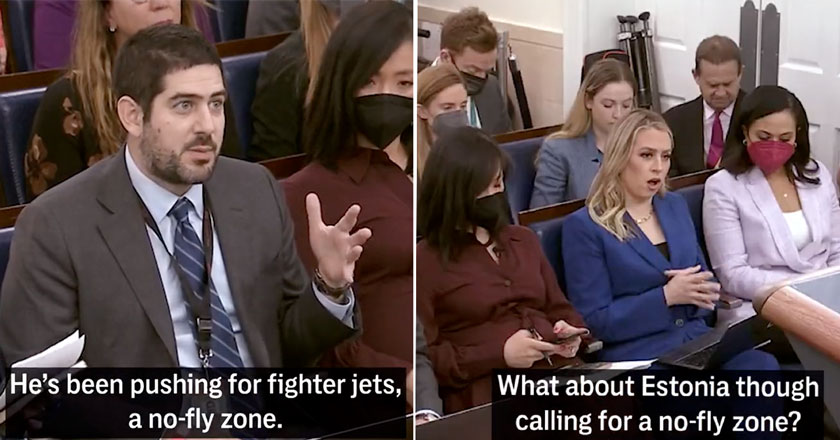 us reporters asking about a no-fly zone in Ukraine