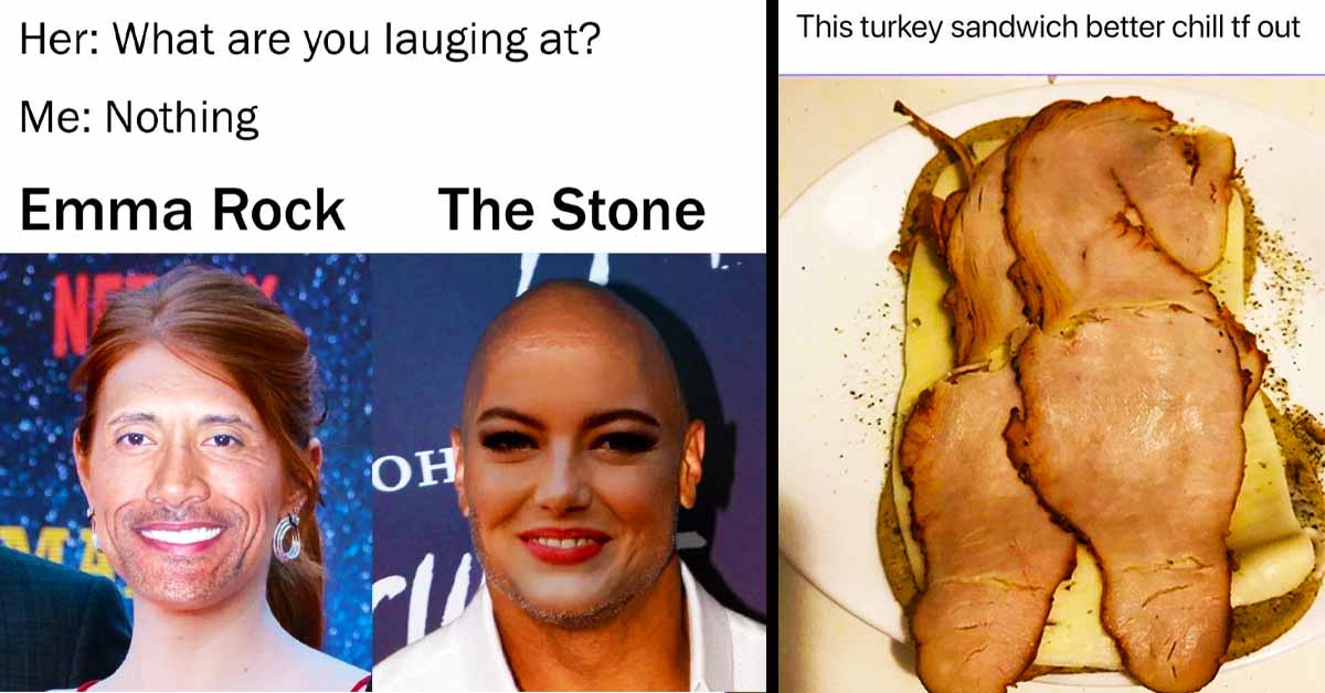 emma rock meme, turkey sandwich meme