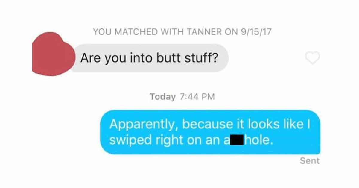 a funny tinder conversation with a girl