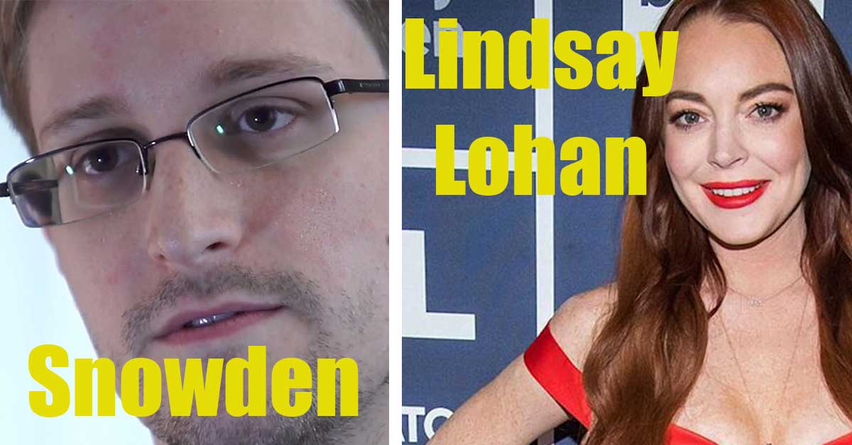 Screwed By the Media - Snowden, Lohan