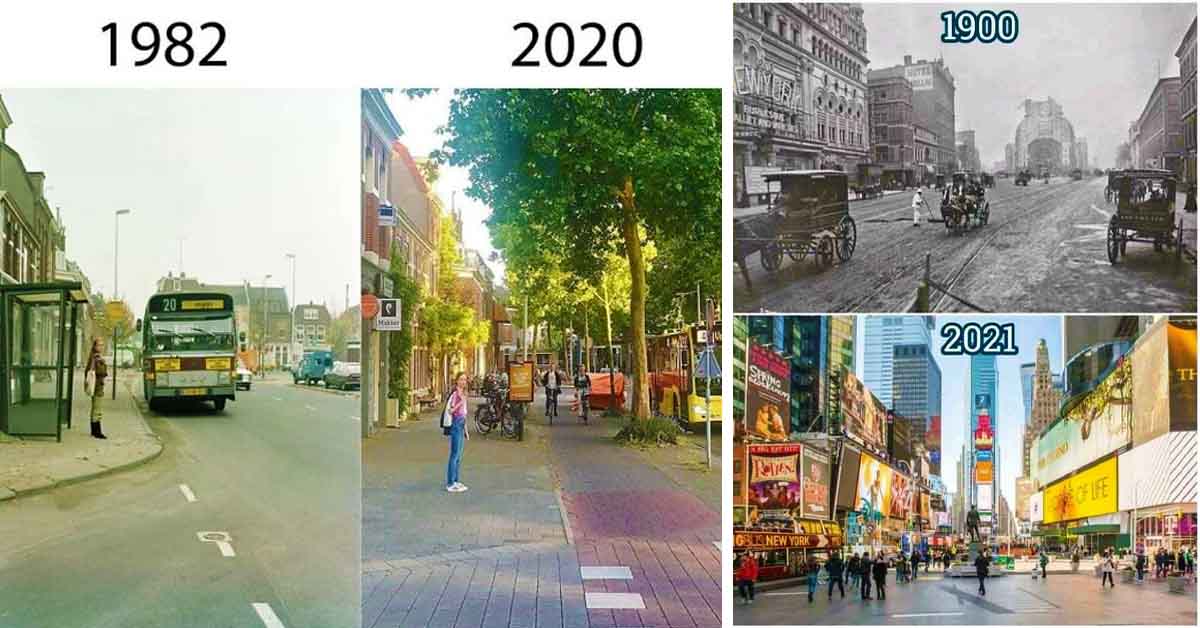 utrecht then and now, new york then and now