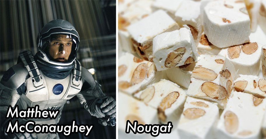 Matthew McConaughey and nougat