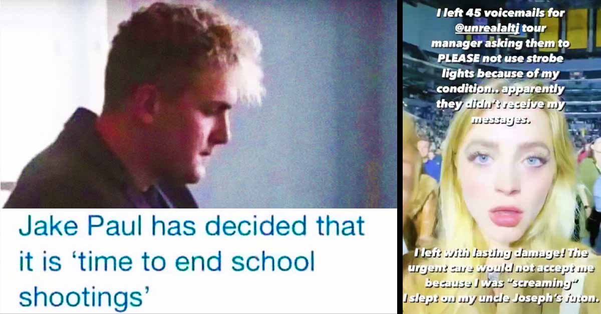 jake paul school memes, cringe lady