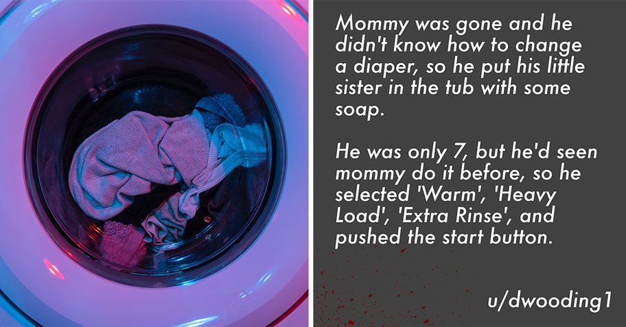 washing machine horror story