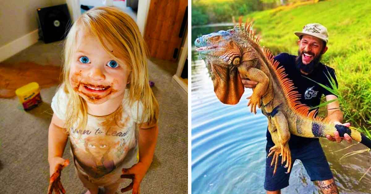 nesquick toddler, giant iguana