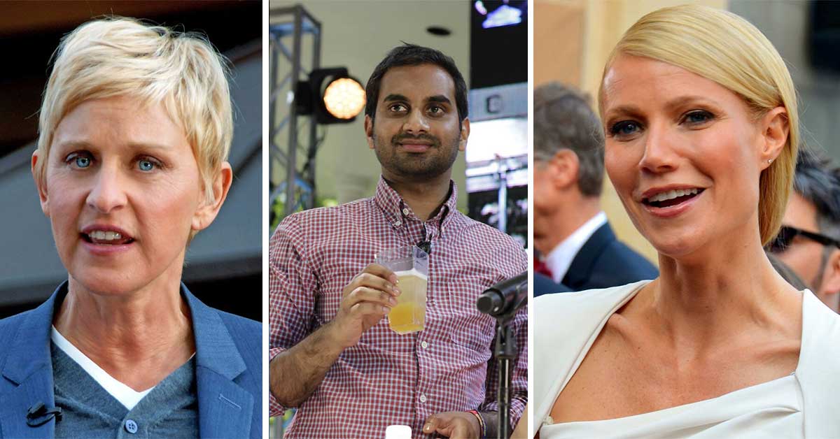 Mean Celebrities - Ellen, Aziz Ansari, Gwenyth Paltrow