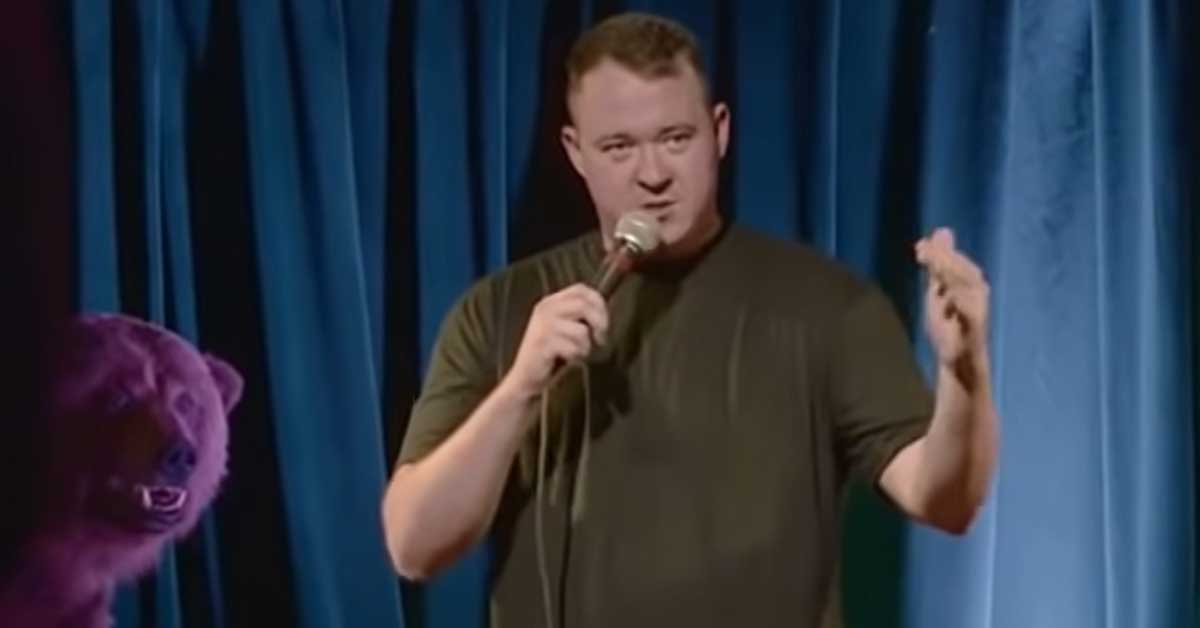 comedian Shane Gills on Stage