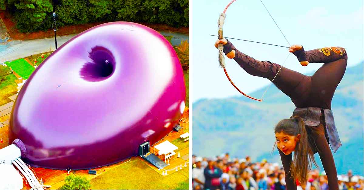 inflatable opera house, nomad games archer