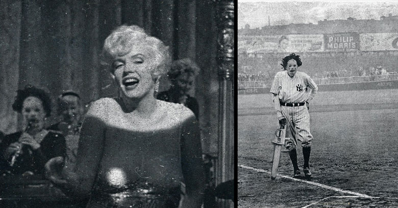 leatherface as yankee and with marilyn