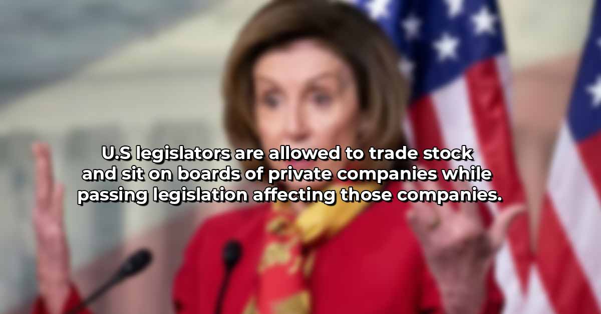 a photo of nancy pelosi and text about thing that feel illegal