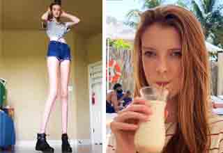 Meet Maci Currin, the 19-year old Texas teen and Guiness World Record-holder for the world's longest legs who chooses to user her powers for good. 