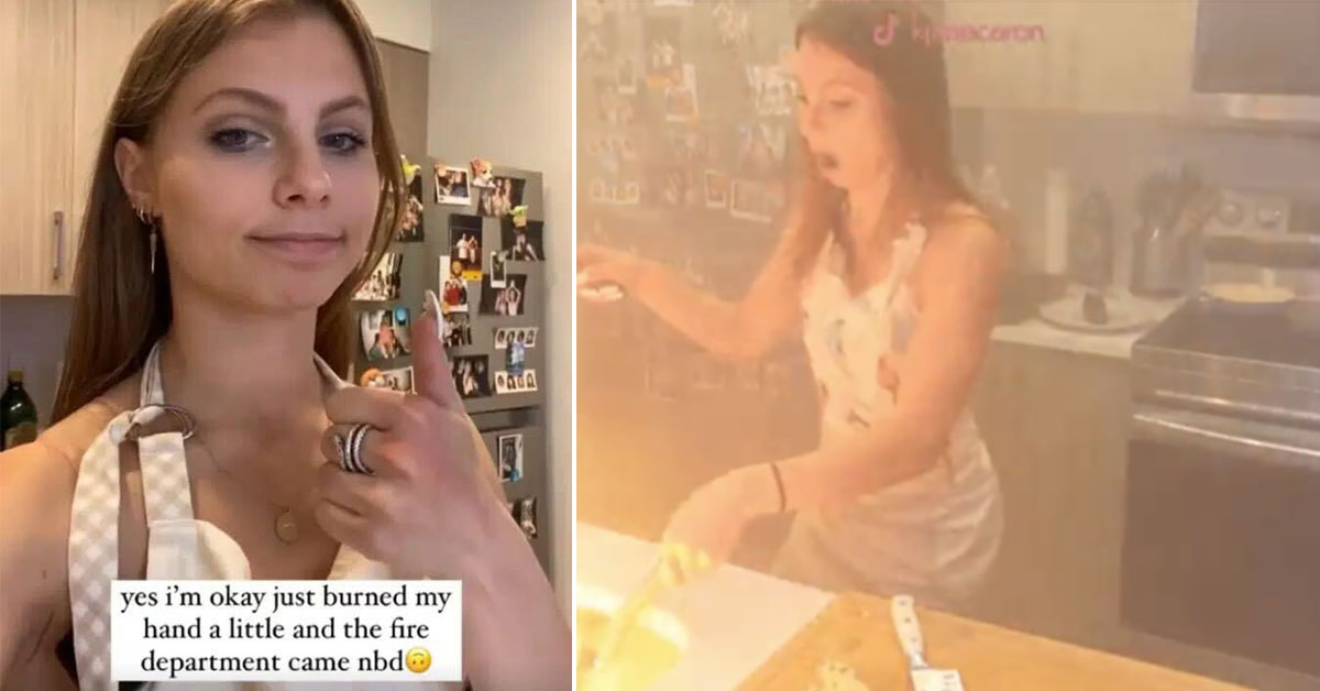 Twitch Streamer Kjanecaron almost burns her house down