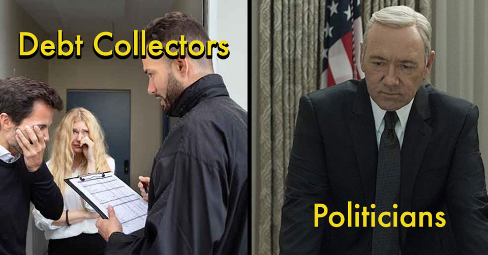 debt collector harassment and politician