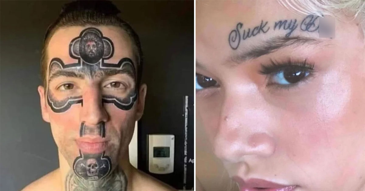 people with terrible tattoos