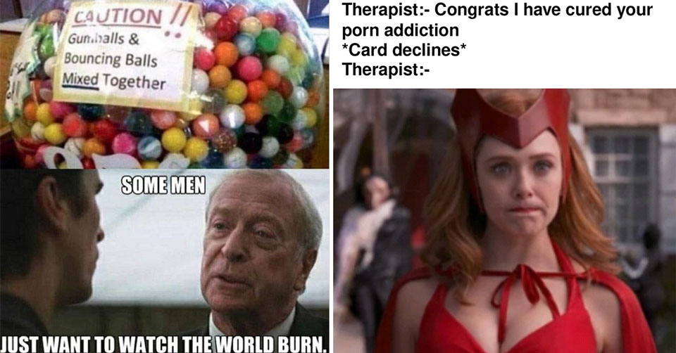 dank memes - Scarlet Witch - some men just want to watch the world burn