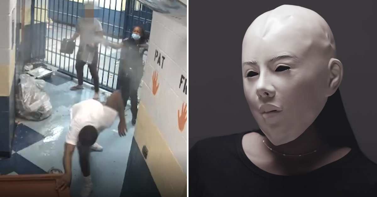 woman wearing a white mask to hide her identity				           jail rikers island drugs gangs rikers island nyc jail vice news inside jails prison life dangerous prison gangs