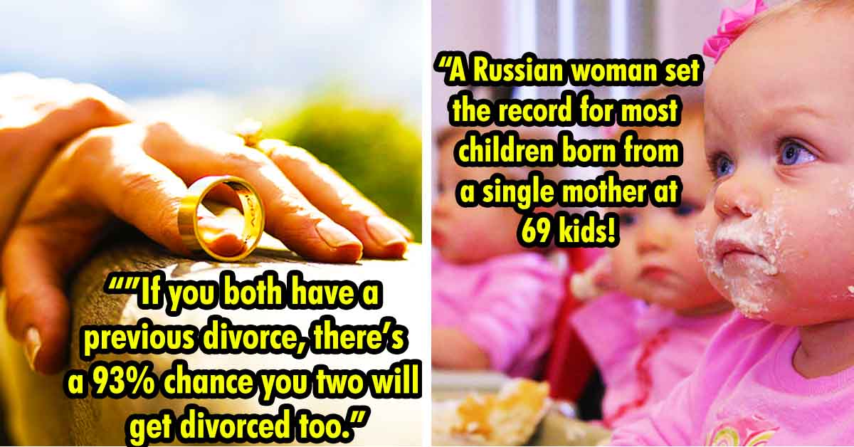 divorce statistics, births record