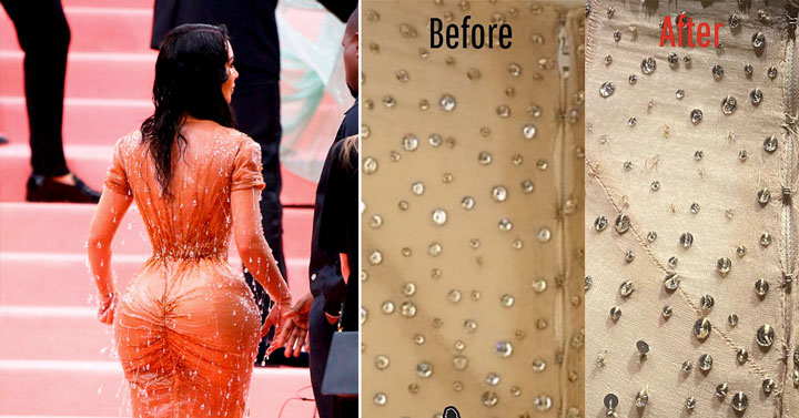 Kim K accused of ruining Marilyn Monroe's Famous Dress