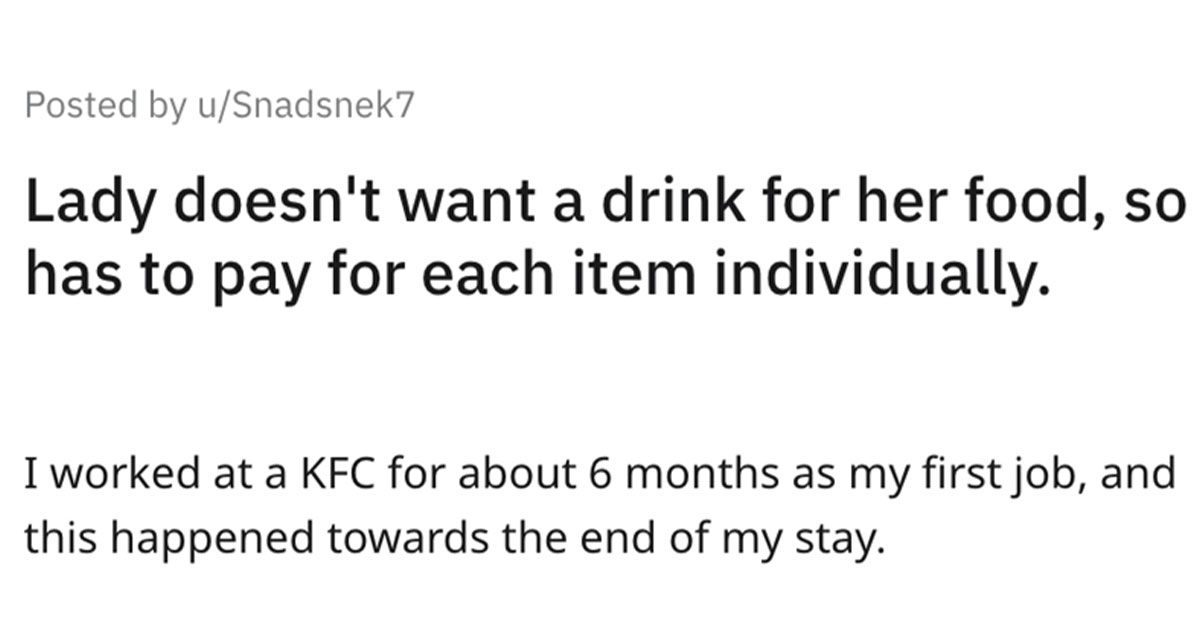 KFC Karen asks for manager