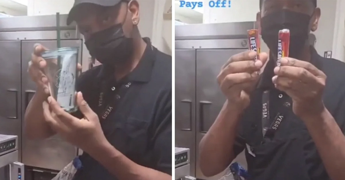 Burger King employe gifted candy and pens after working for 27 years without missing a single day