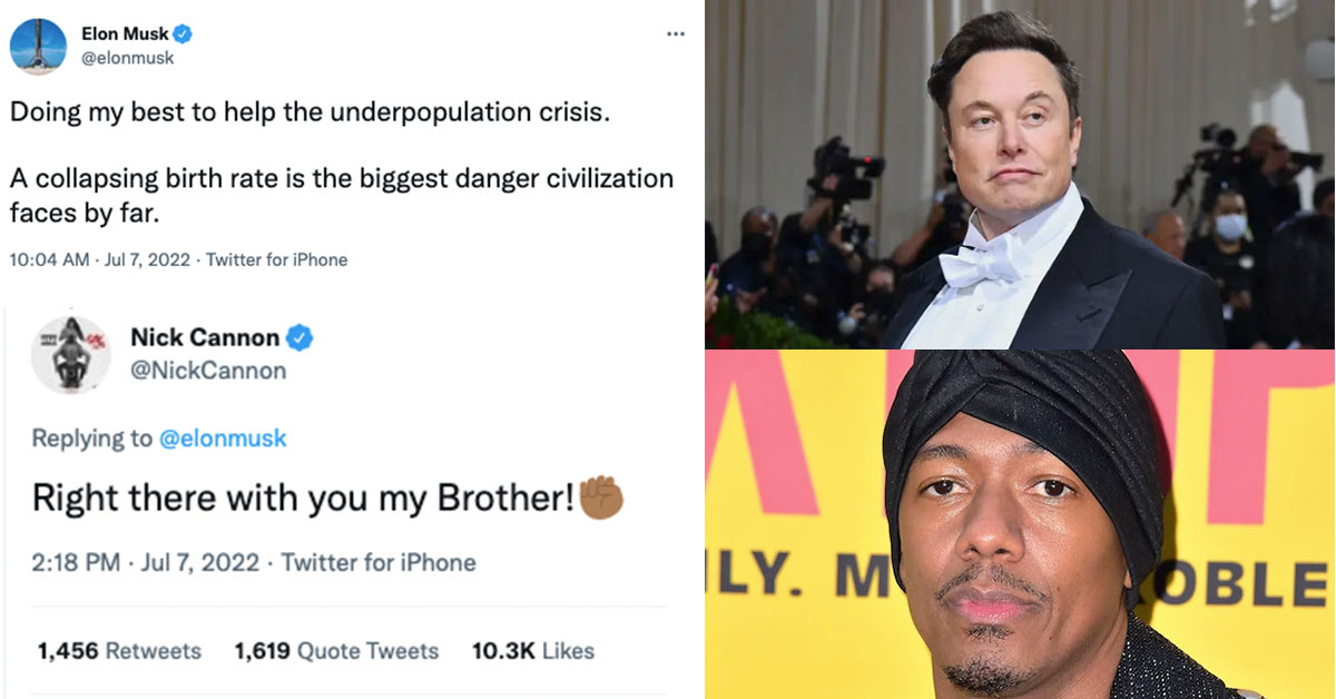 Elon Musk and Nick Cannon kids