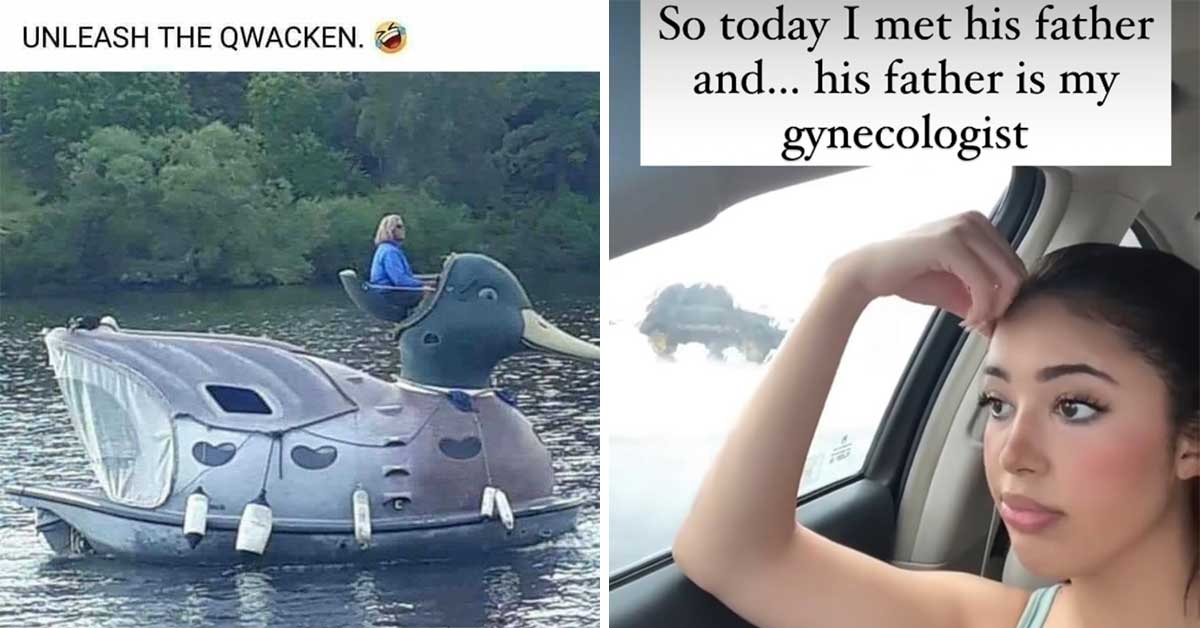 savage memes -  here comes the quacken  - sad girl posting in car