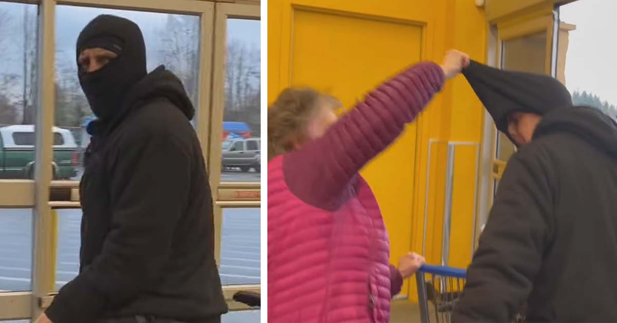 grandma stops shoplifter