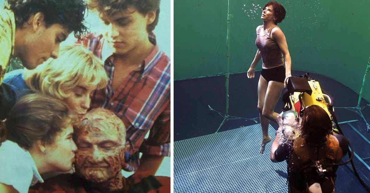 behind the scenes photos - nightmare on elm street and gravity