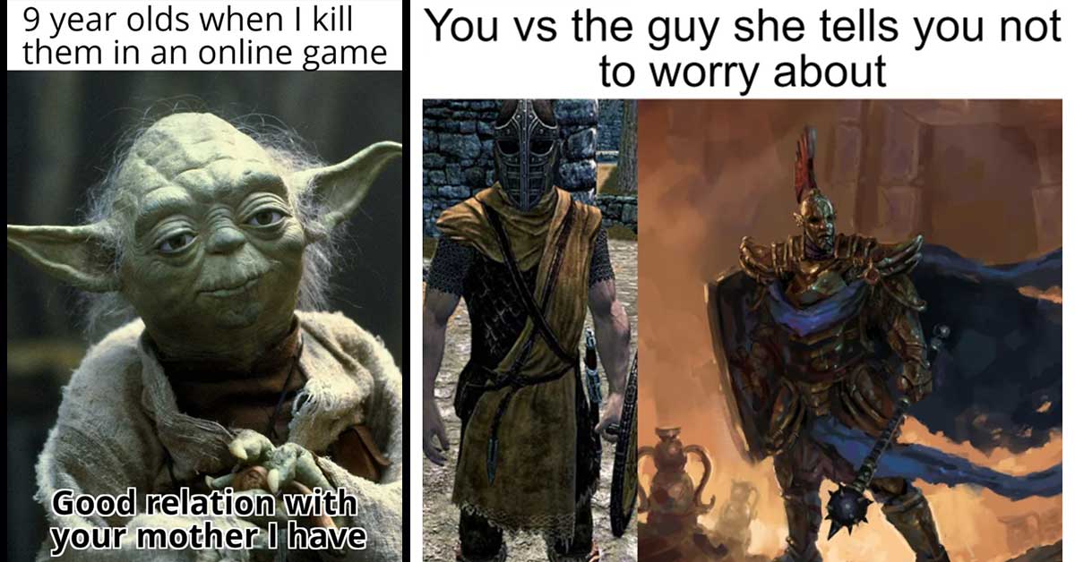 Gaming Memes - Yoda, Skyrim