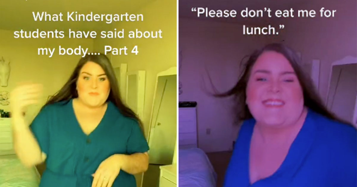 plus-sized teacher says her students ask her not to eat them