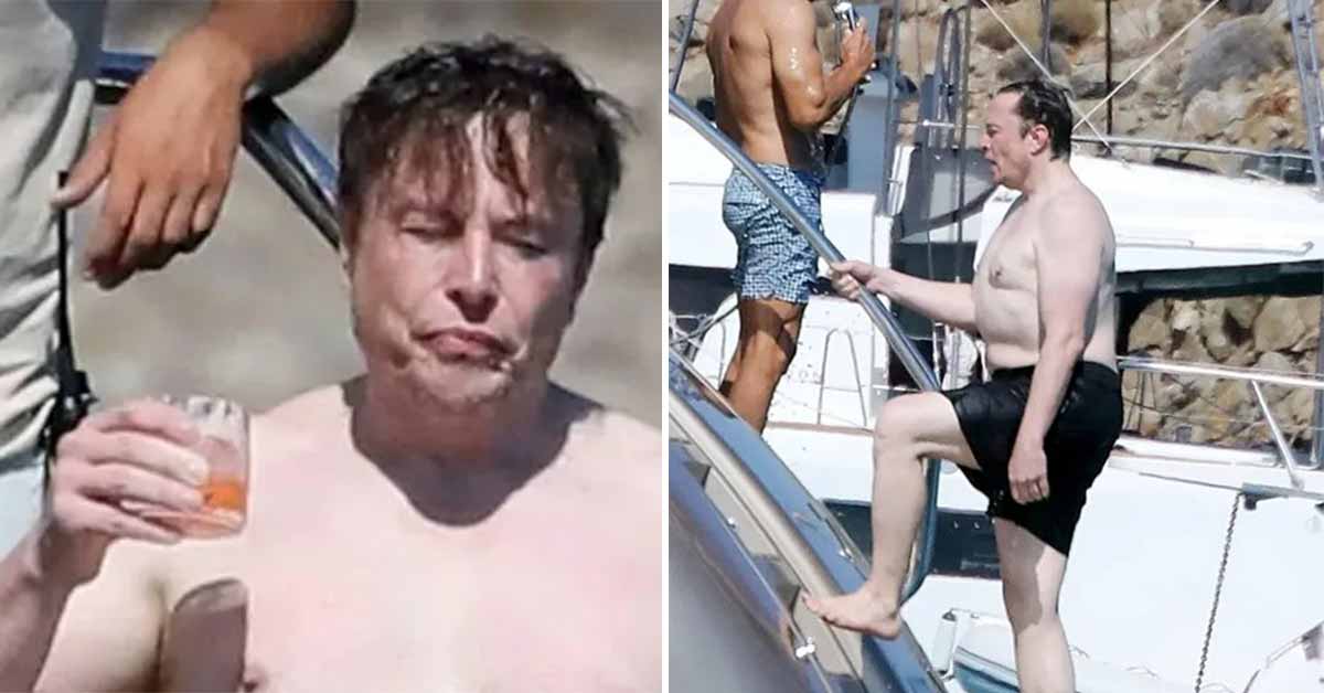 Elon Musk vacation pics get roasted by Twitter