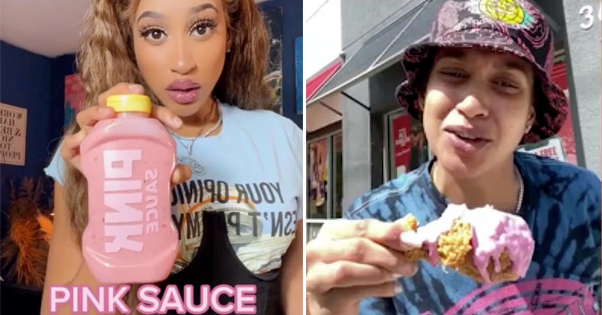 viral tiktok pink sauce is grossing us out