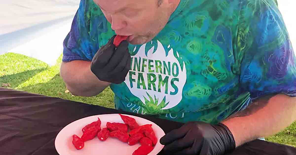 gary foster breaks ghost pepper record