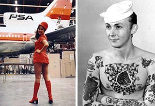 history pics -  stewardess -  sailor