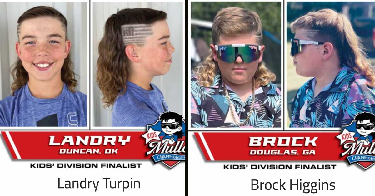 Kids USA Mullet Championships - Brock higgins - landry turpin