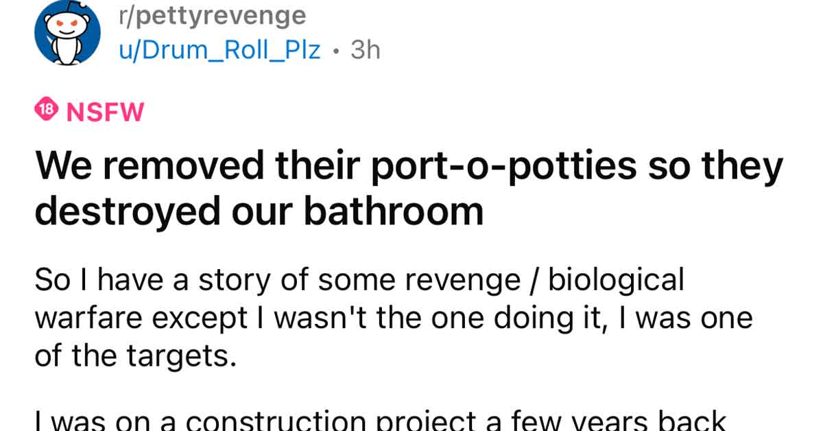 workers destroy bathroom - petty revenge