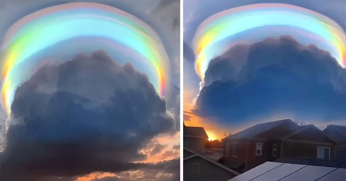 Incredible Rainbow Cloud Seen in China is a Wondrous Sight - Ftw Video ...