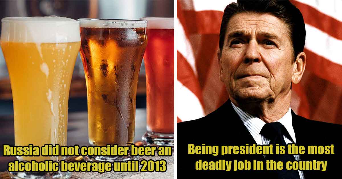 Awesome Facts - Beer in russia, president deadly job