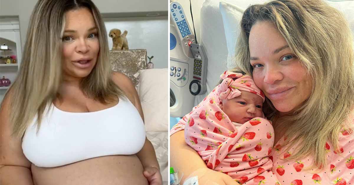 Trisha Paytas gave birth to daughter Malibu Barbie