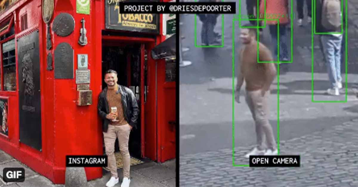 ai program can pin point exactly where you were when you took your selfie