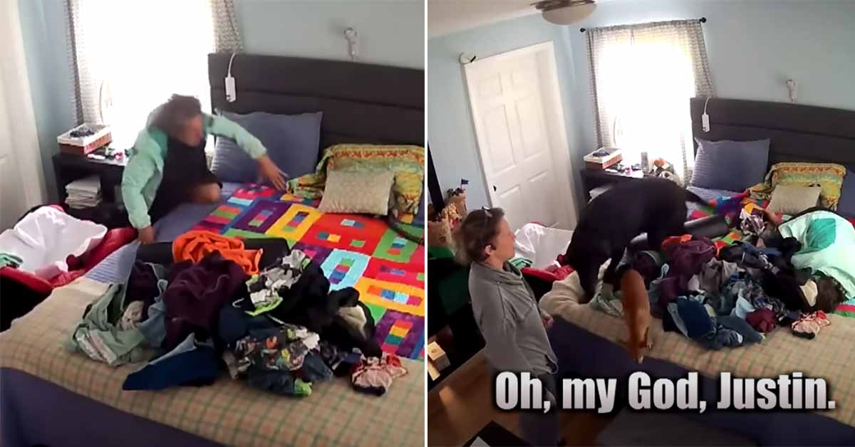 mother comes home and finds a stranger sleeping in her sons bed