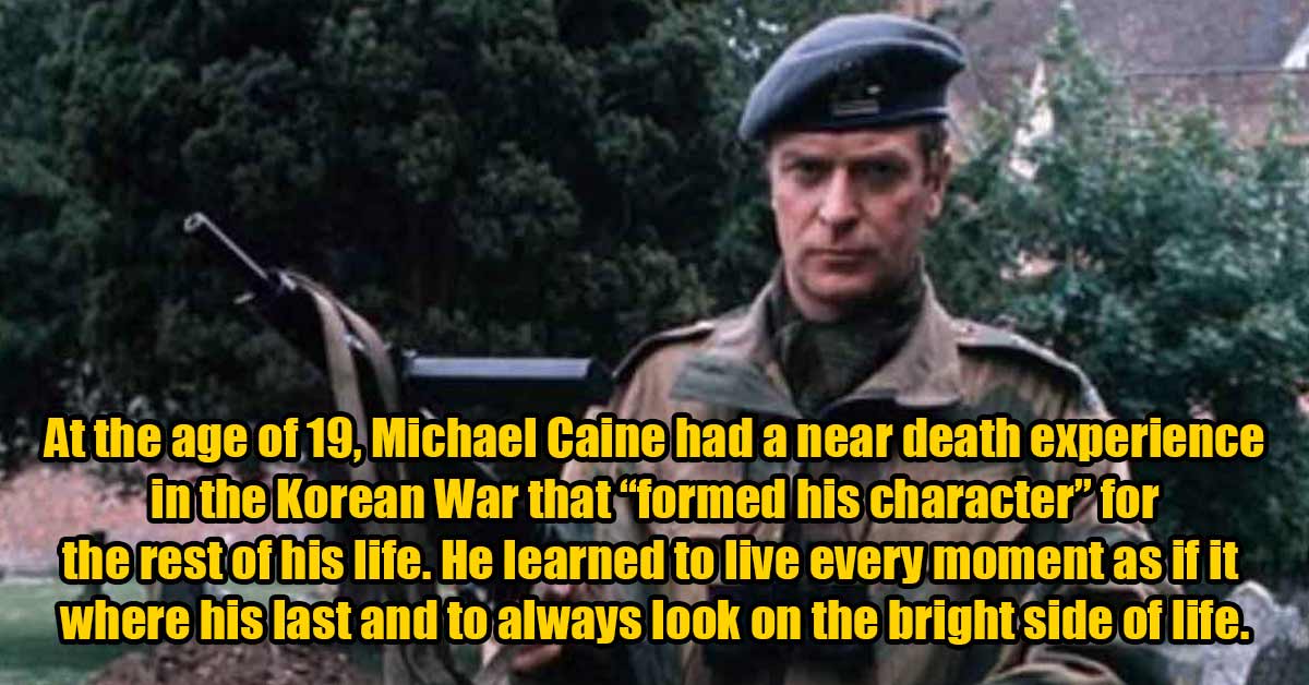 Michael Cain served in the Korean War and had a near death experience