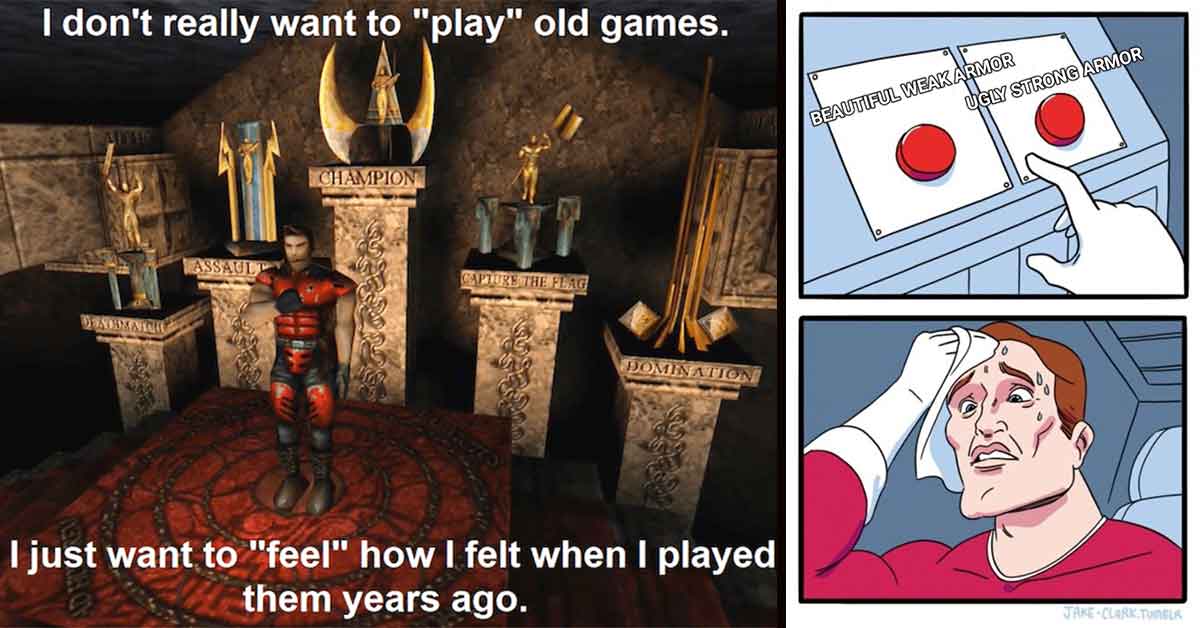 Gaming memes - old games