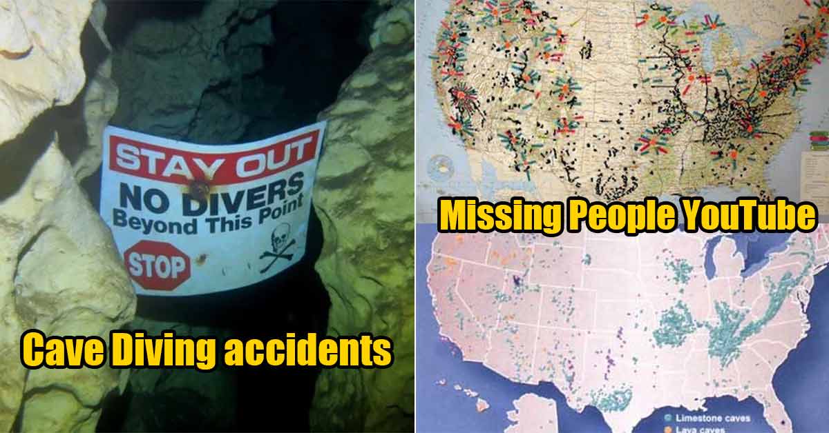 cave diving accidents -  missing people