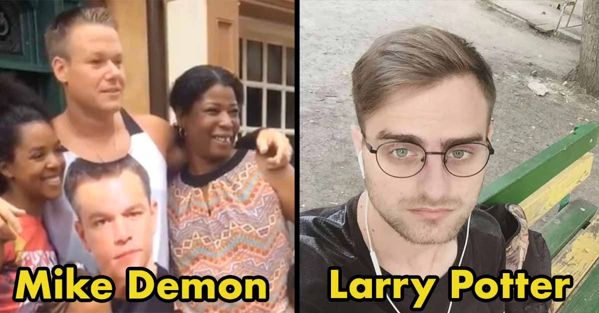 matt damon and harry potter lookalikes