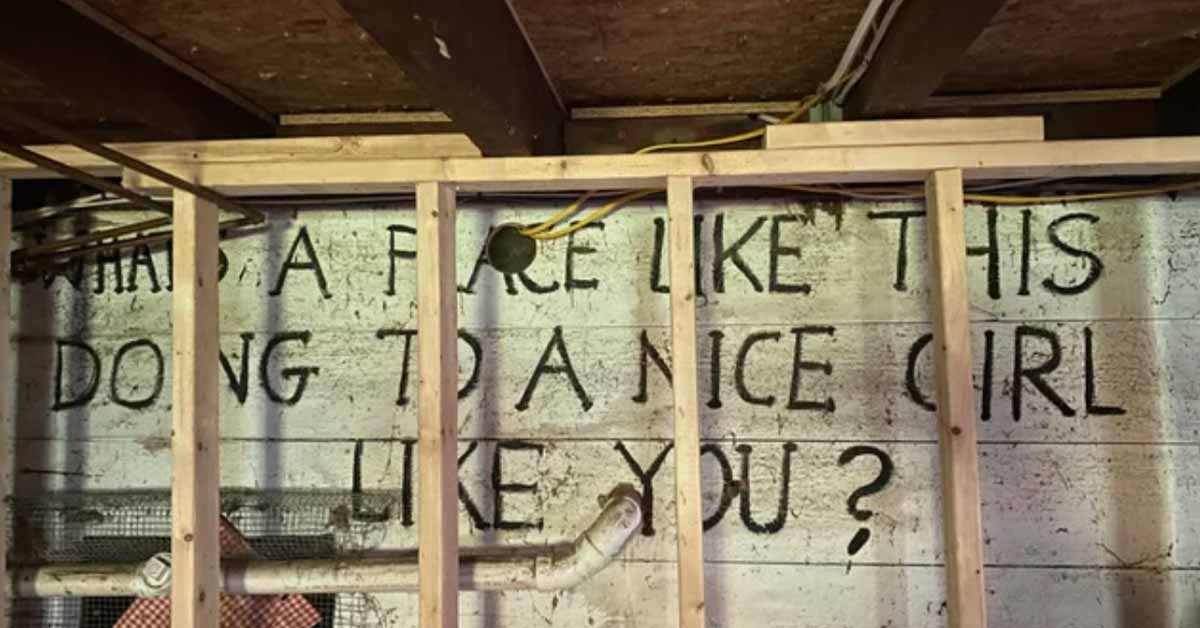 creepy basement message