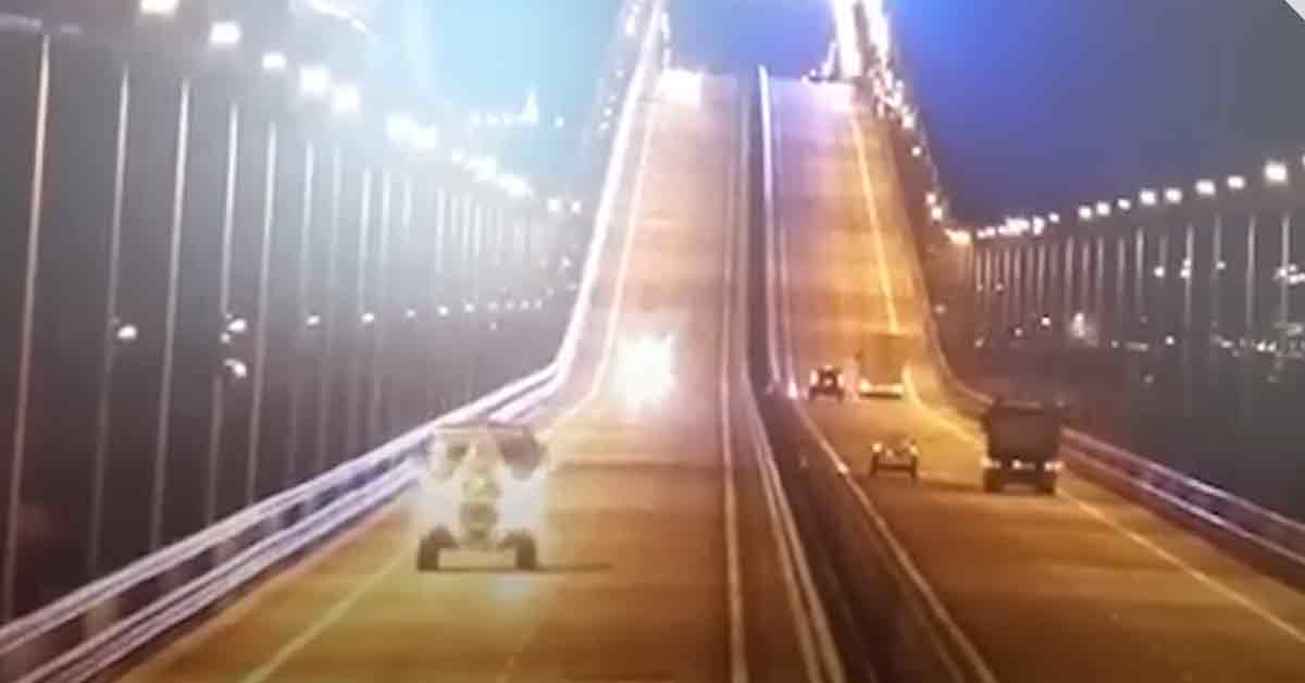 the crimean bridge before explosion