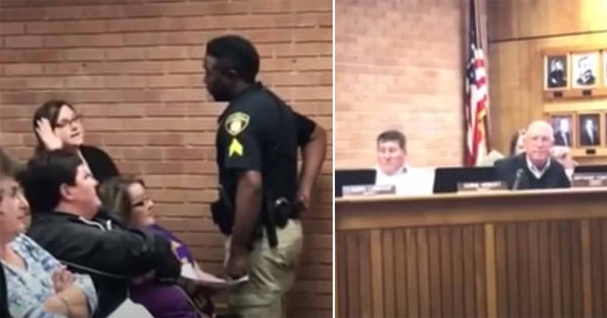 teacher arrested for speaking out during school board meeting