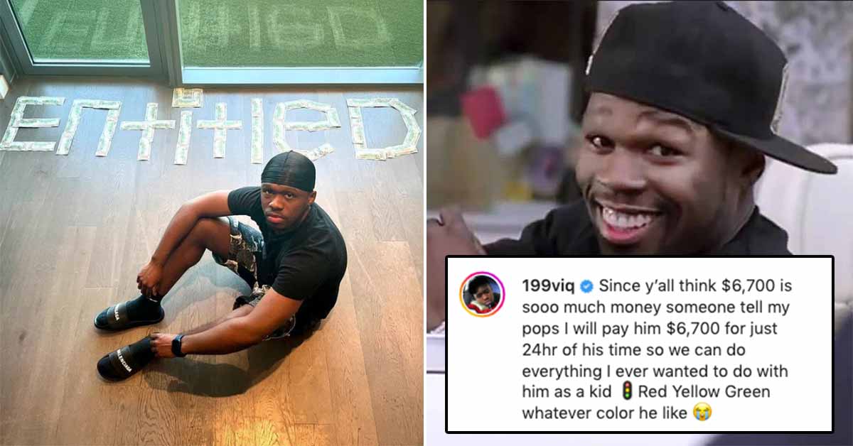 50 cents' son can't pay his dad to spend time with him